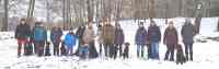 Wurftreffen im Schnee